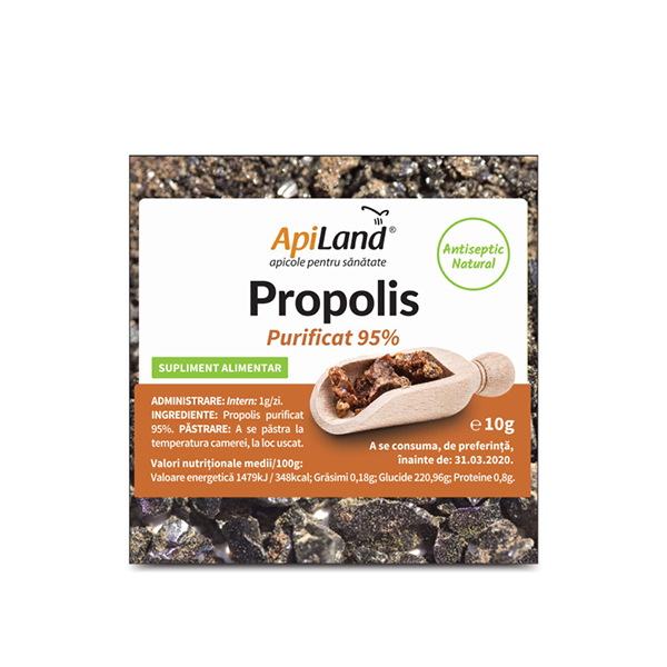 Propolis purificat 95% APILAND - 10 g imagine produs 2021 Apiland